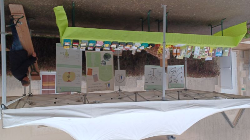 Montage du Stand des CDP 86 à Payré 20241020