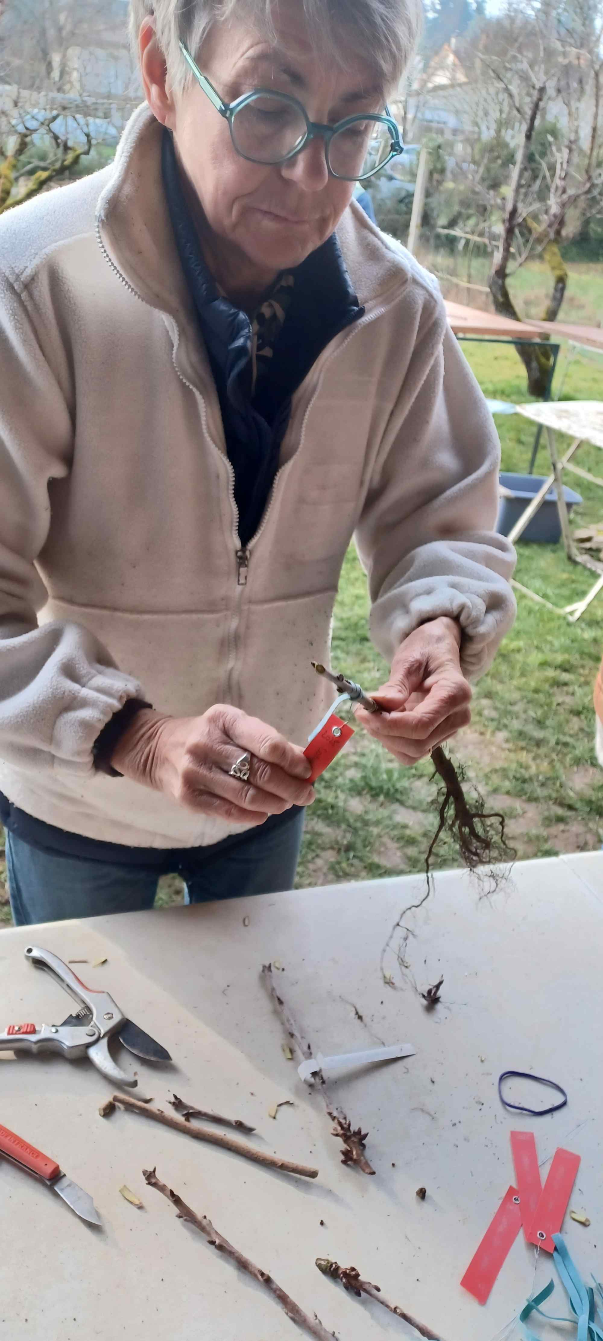 Light Etiquetage après la greffage